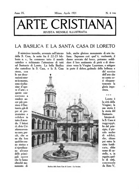 Arte cristiana rivista mensile illustrata