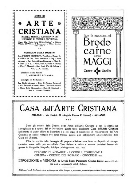 Arte cristiana rivista mensile illustrata