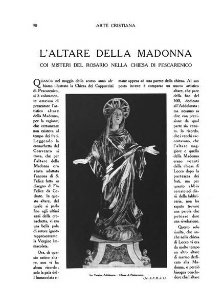 Arte cristiana rivista mensile illustrata