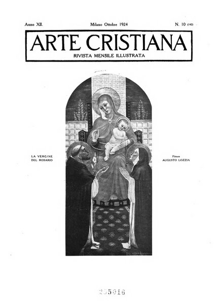 Arte cristiana rivista mensile illustrata