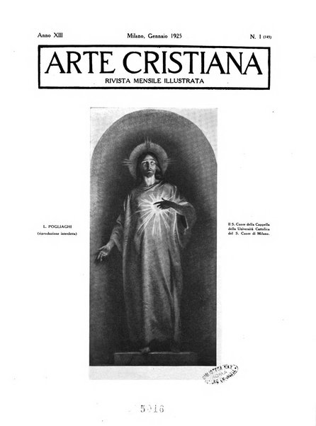 Arte cristiana rivista mensile illustrata