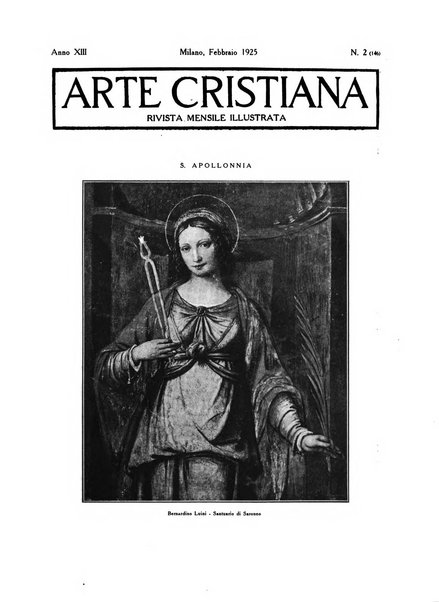 Arte cristiana rivista mensile illustrata