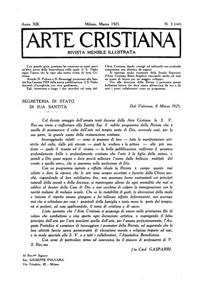 Arte cristiana rivista mensile illustrata