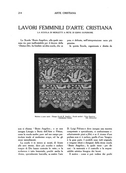 Arte cristiana rivista mensile illustrata