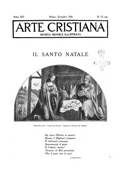 Arte cristiana rivista mensile illustrata