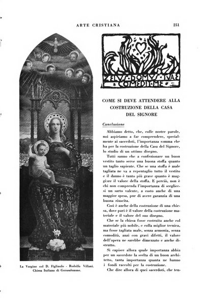 Arte cristiana rivista mensile illustrata