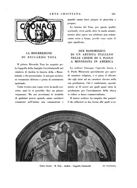 Arte cristiana rivista mensile illustrata