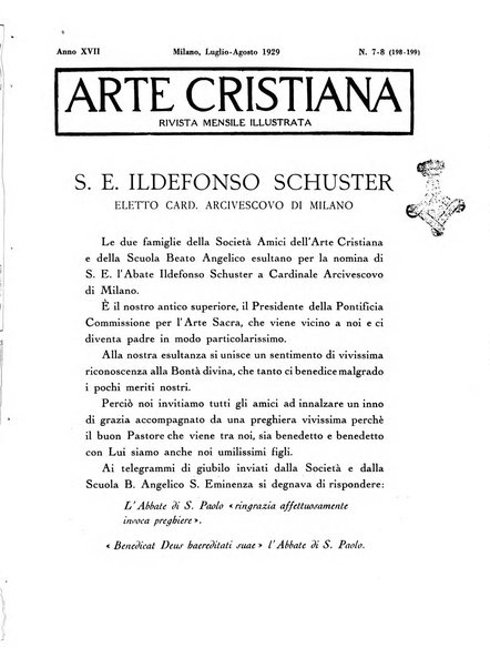 Arte cristiana rivista mensile illustrata