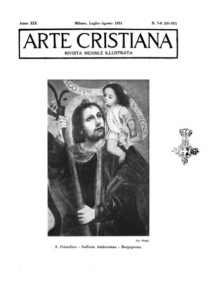 Arte cristiana rivista mensile illustrata