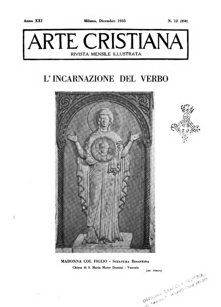 Arte cristiana rivista mensile illustrata