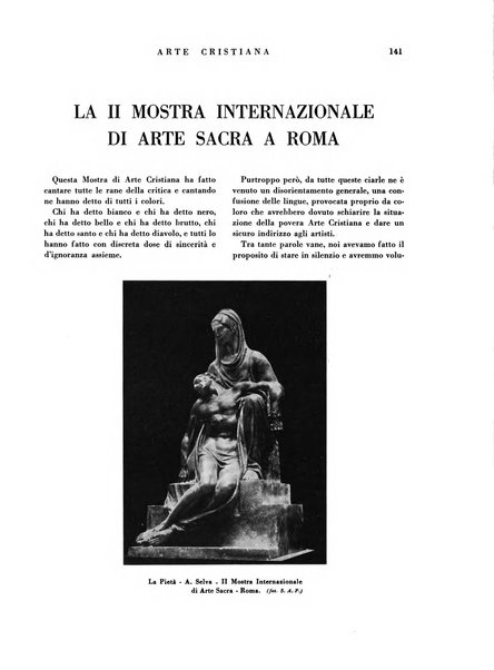 Arte cristiana rivista mensile illustrata