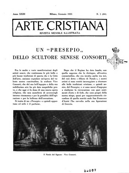 Arte cristiana rivista mensile illustrata