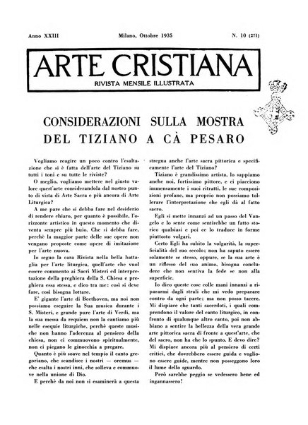 Arte cristiana rivista mensile illustrata