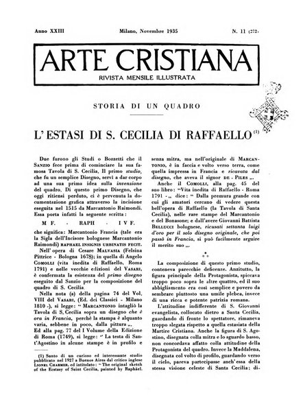 Arte cristiana rivista mensile illustrata