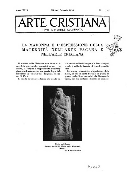 Arte cristiana rivista mensile illustrata