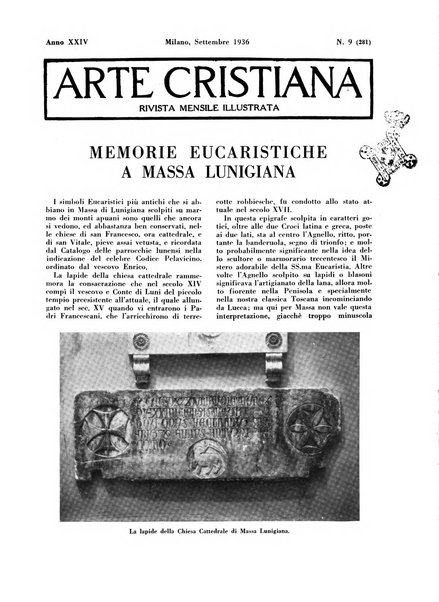 Arte cristiana rivista mensile illustrata