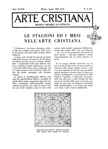 Arte cristiana rivista mensile illustrata