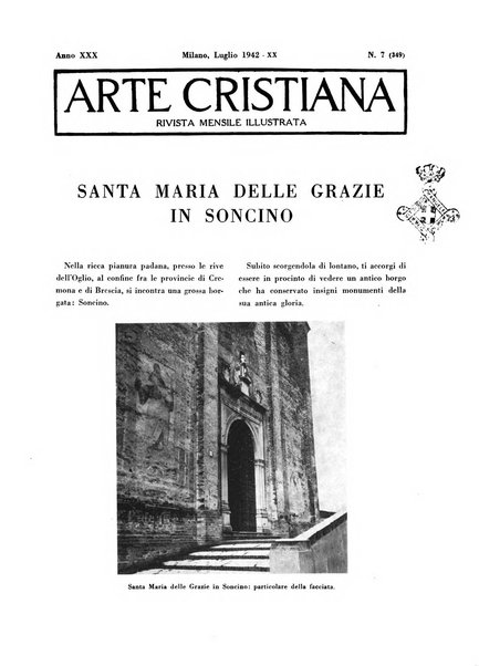 Arte cristiana rivista mensile illustrata