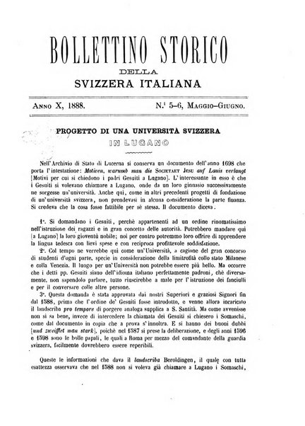 Bollettino storico della Svizzera italiana