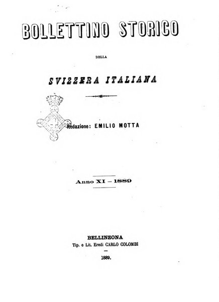 Bollettino storico della Svizzera italiana