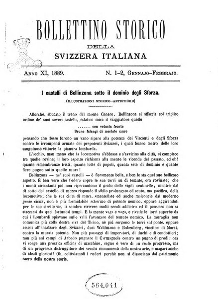 Bollettino storico della Svizzera italiana