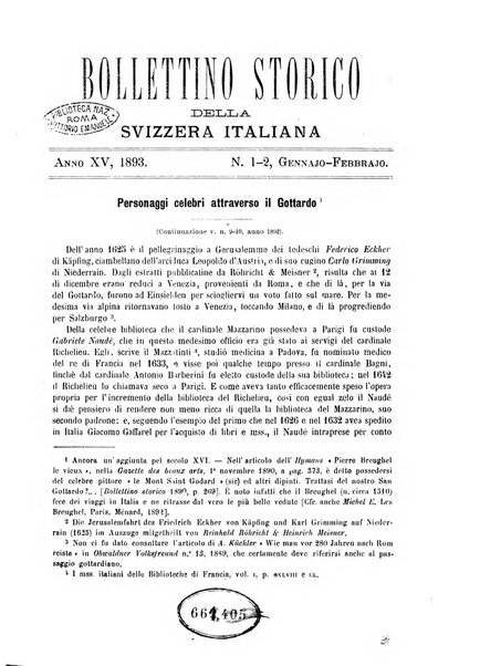 Bollettino storico della Svizzera italiana