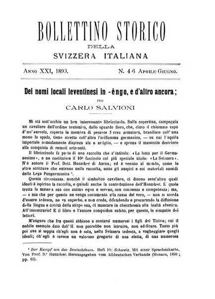 Bollettino storico della Svizzera italiana