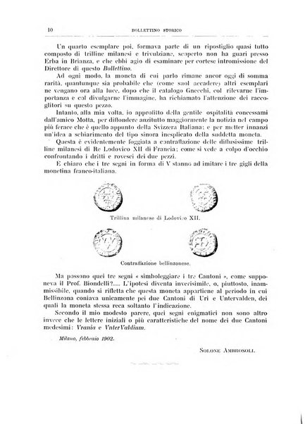 Bollettino storico della Svizzera italiana