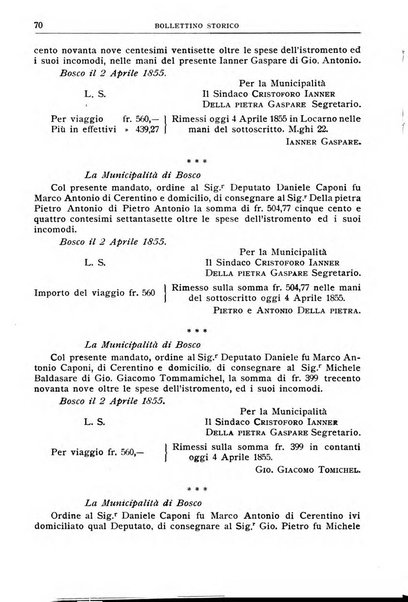 Bollettino storico della Svizzera italiana