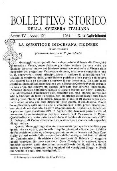 Bollettino storico della Svizzera italiana