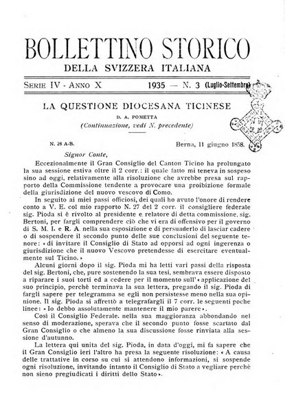 Bollettino storico della Svizzera italiana