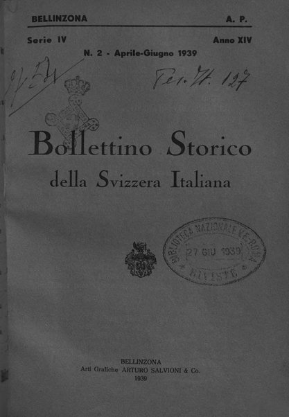 Bollettino storico della Svizzera italiana