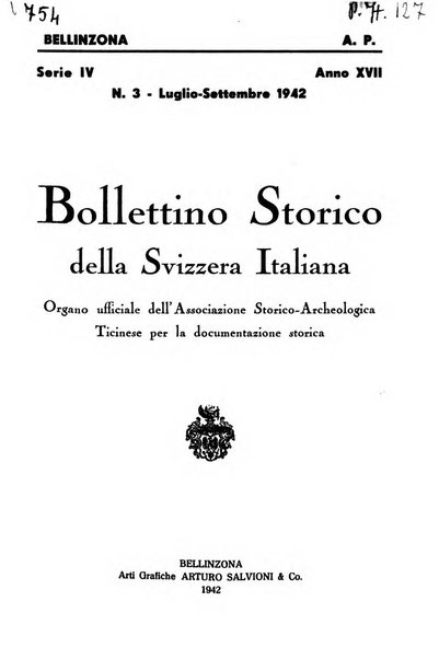 Bollettino storico della Svizzera italiana