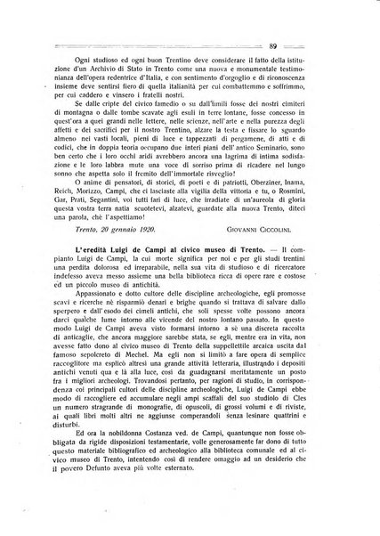 Studi trentini rivista trimestrale della Societa per gli studi trentini