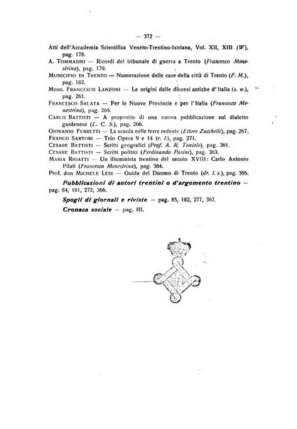 Studi trentini rivista trimestrale della Societa per gli studi trentini