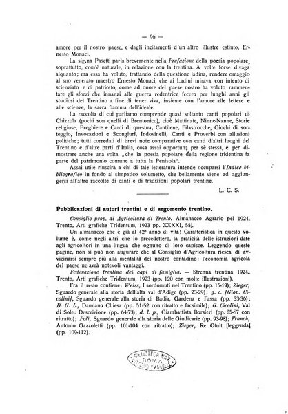 Studi trentini rivista trimestrale della Societa per gli studi trentini