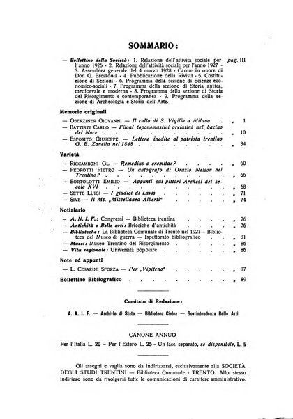 Studi trentini di scienze storiche rivista della SocietW1A0a per gli studi trentini