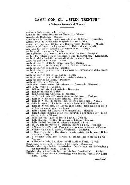 Studi trentini di scienze storiche rivista della SocietW1A0a per gli studi trentini