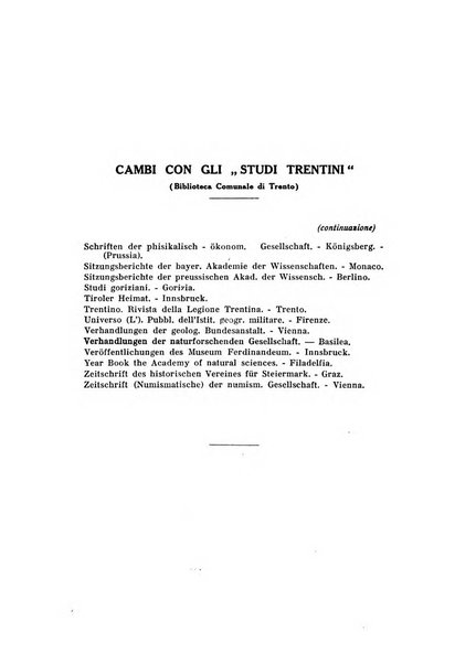 Studi trentini di scienze storiche rivista della SocietW1A0a per gli studi trentini