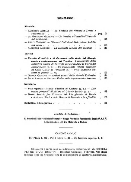 Studi trentini di scienze storiche rivista della SocietW1A0a per gli studi trentini