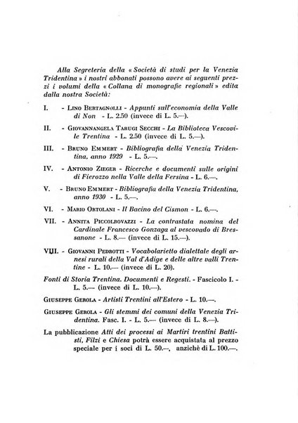 Studi trentini di scienze storiche rivista della SocietW1A0a per gli studi trentini