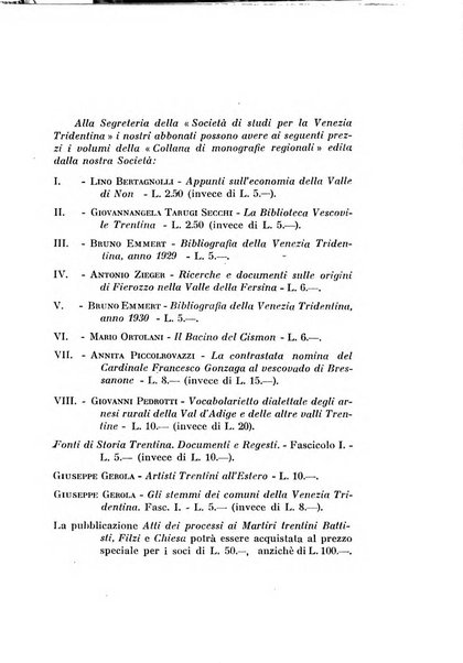 Studi trentini di scienze storiche rivista della SocietW1A0a per gli studi trentini