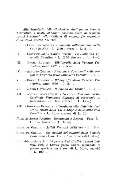 Studi trentini di scienze storiche rivista della SocietW1A0a per gli studi trentini