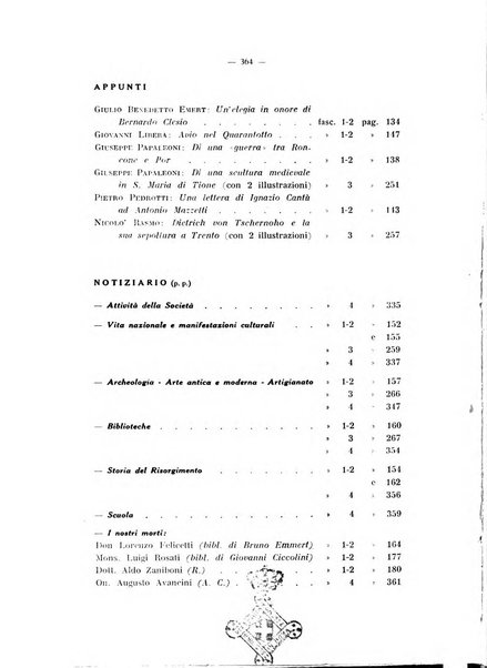 Studi trentini di scienze storiche rivista della SocietW1A0a per gli studi trentini