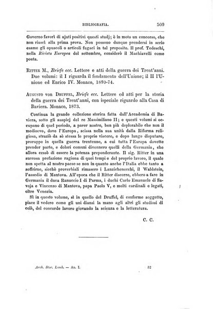 Archivio storico lombardo giornale della Società storica lombarda