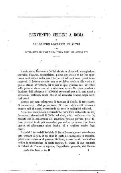 Archivio storico lombardo giornale della Società storica lombarda