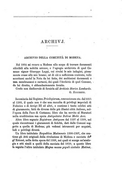 Archivio storico lombardo giornale della Società storica lombarda