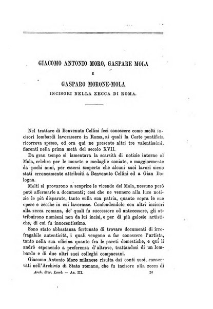 Archivio storico lombardo giornale della Società storica lombarda