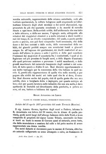 Archivio storico lombardo giornale della Società storica lombarda