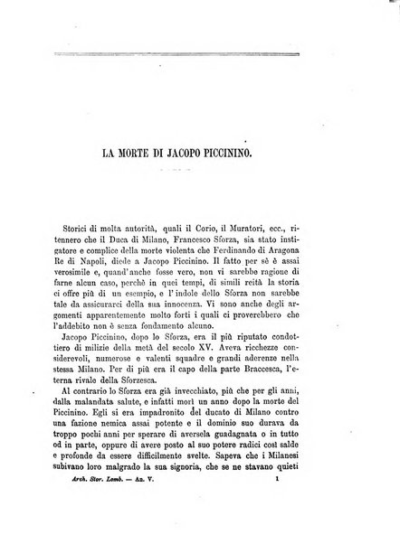 Archivio storico lombardo giornale della Società storica lombarda